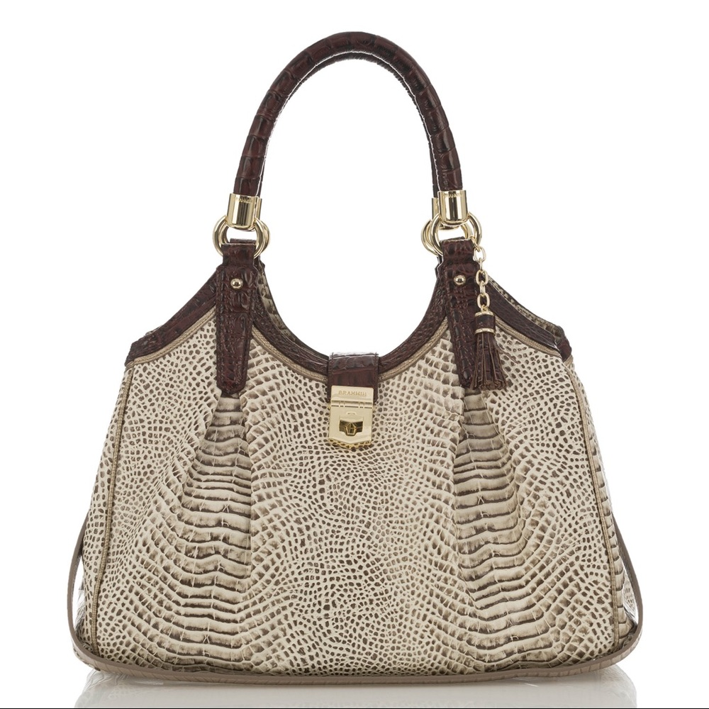 🌺AUTHENTIC 🌺ELISA RHODES HOBO BAG IN CREME🌺